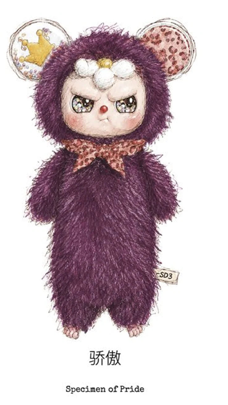 SD3-Shu Dao San Emotion Specimen Series Plush Doll Blind Box Toy