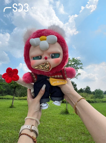 Shu Dao San 400% Moodeverse Series Plush Doll Blind Box Toy