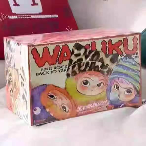 Wakuku V1 Fuzzy Trendy Fun Party Series Plush Blind Box