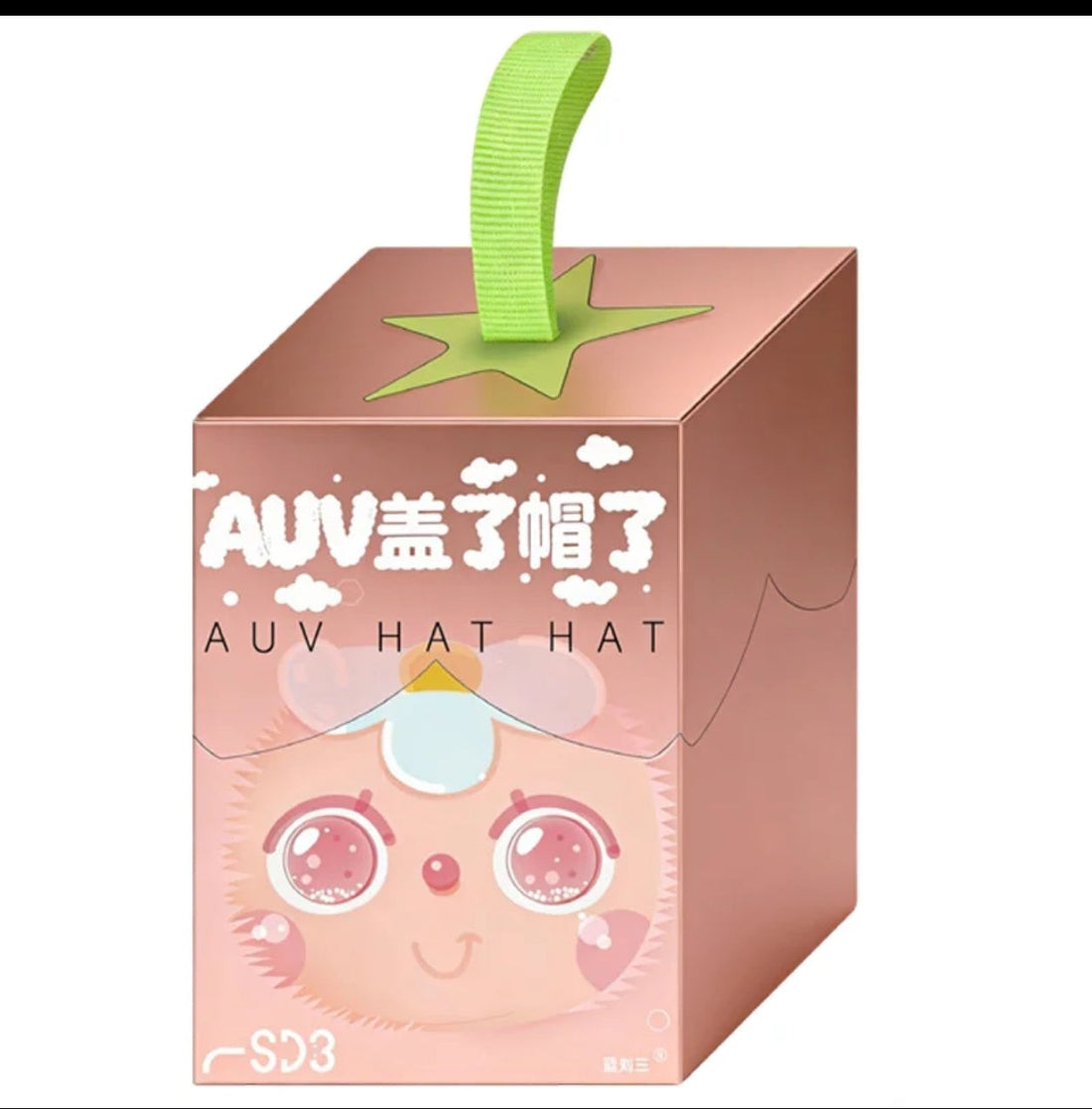 Shu Dao San 600% AUV Hat  Series Plush Doll Blind Box Toy