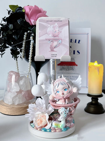 Handcrafted Blind Box Doll Phone Holder with Artisan Beaded Lanyard – One of One Edition