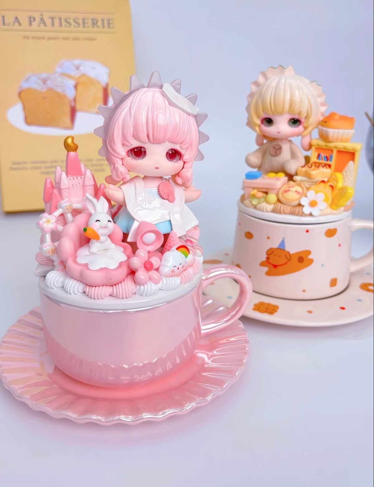 Unique Handmade Blind Box Doll Ceramic Water Cup – One of One Edition