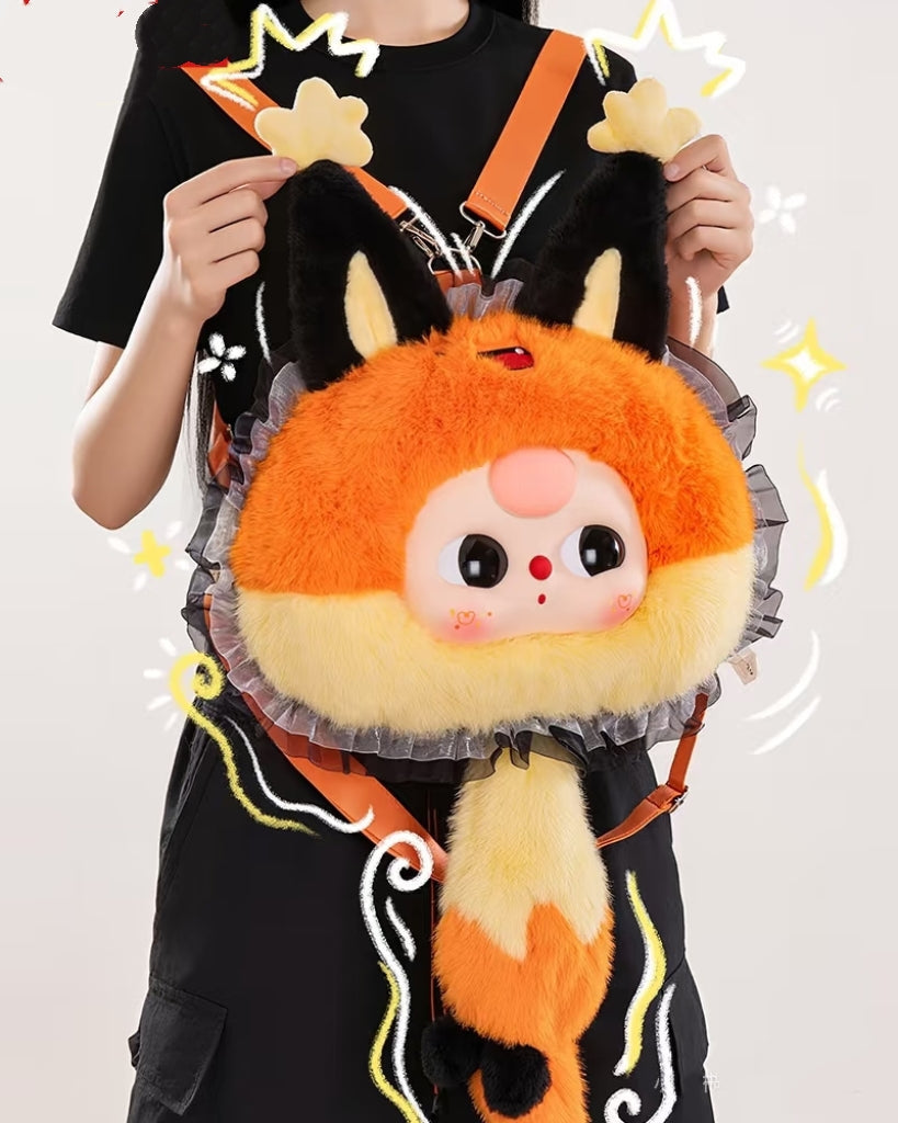 Baby Three Big Head Backpack Series Plush Blind Box Toy