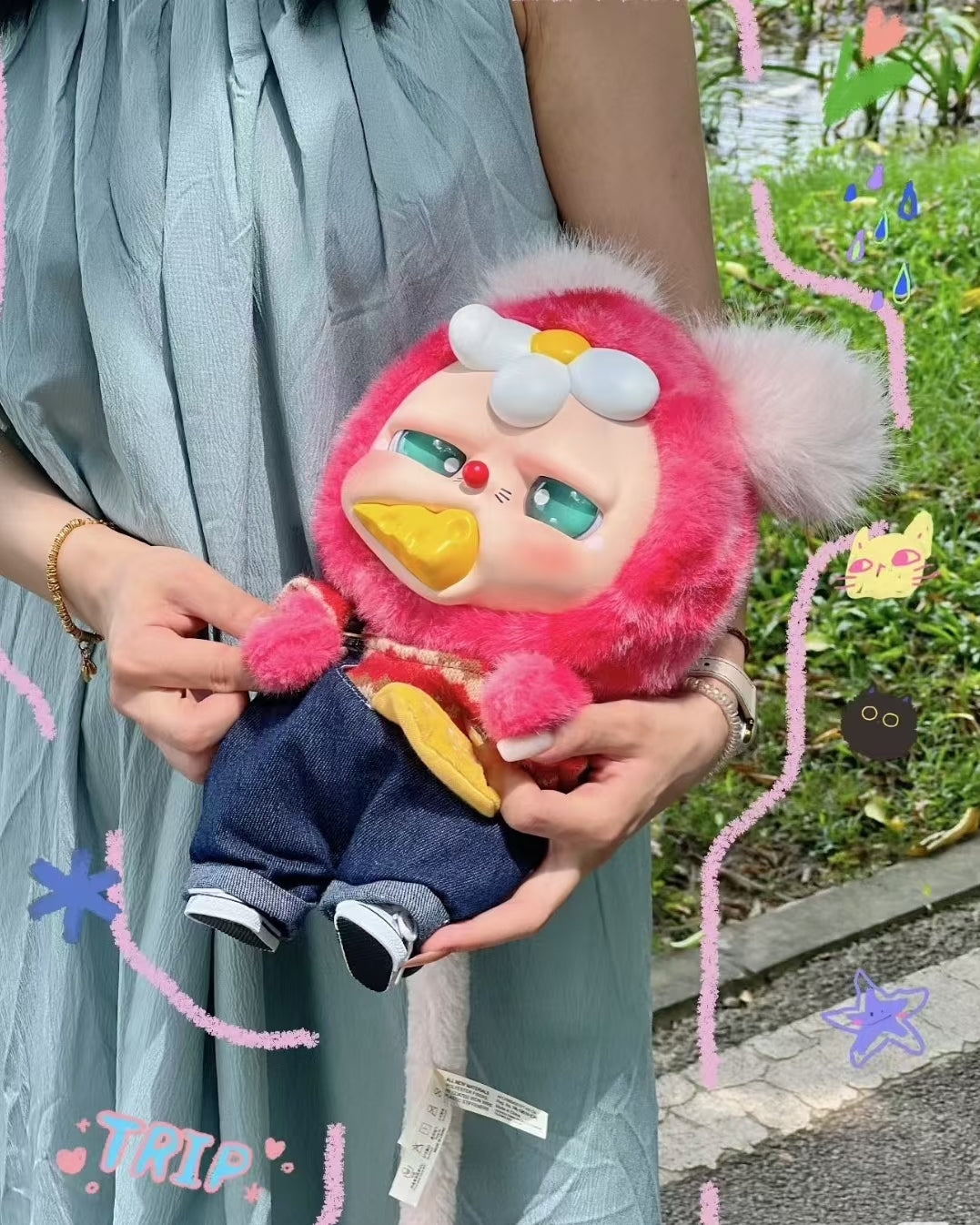 Shu Dao San 400% Moodeverse Series Plush Doll Blind Box Toy