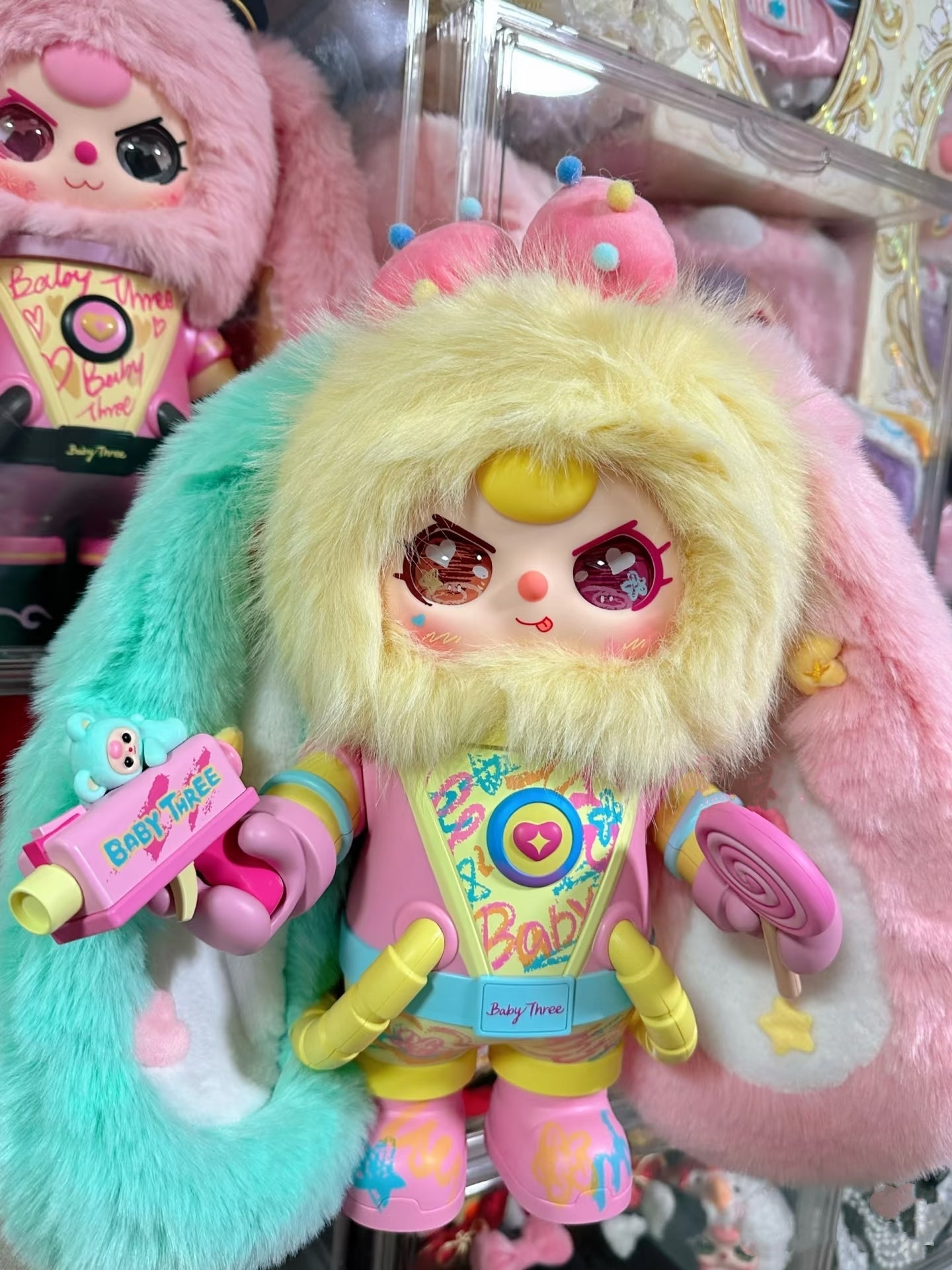 Baby Three 400% Mischief Maker & Honey Bearer& Dream Weaver Series Plush Doll